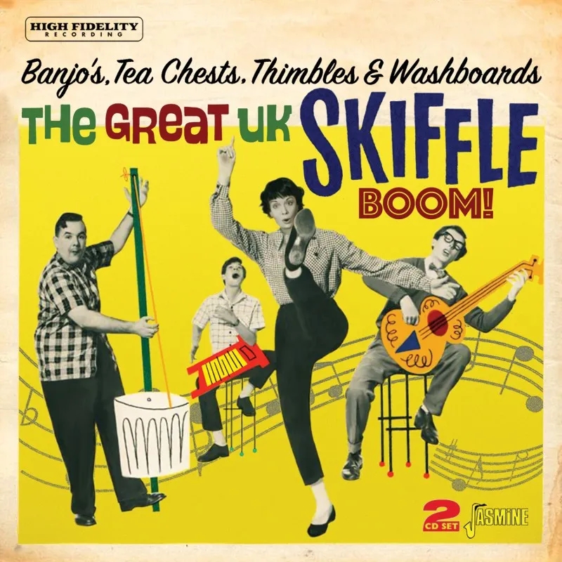 Album artwork for Banjo's, Tea Chests, Thimbles & Washboards: The Great UK Skiffle Boom! by Various Artists