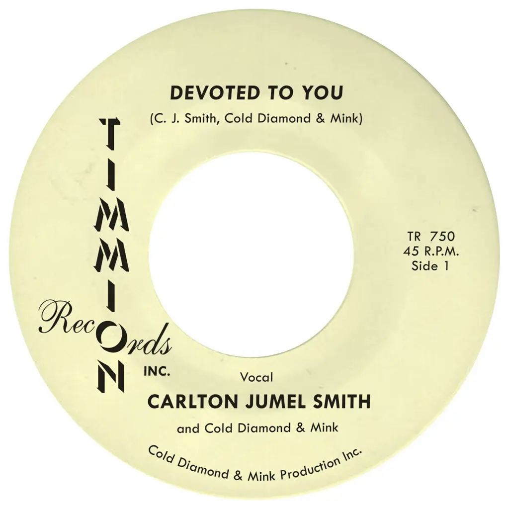 Album artwork for Devoted To You by Carlton Jumel Smith, Cold Diamond And Mink
