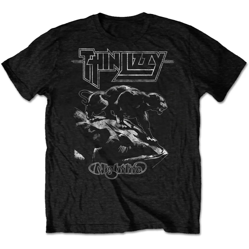 Album artwork for Unisex T-Shirt Nightlife by Thin Lizzy