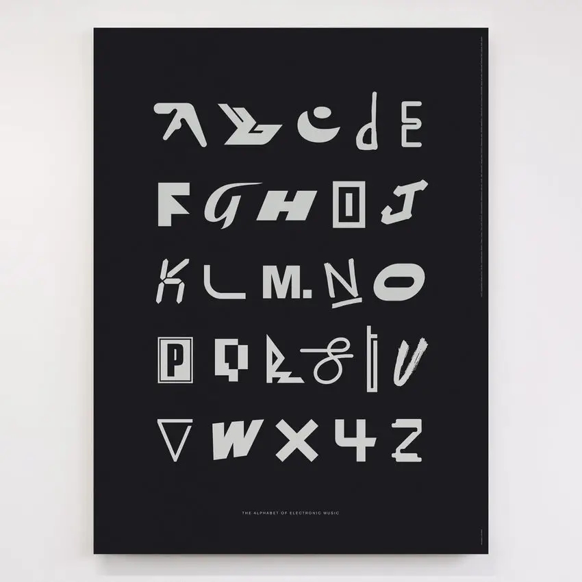 Album artwork for Alphabet of Electronic Music by Dorothy Posters
