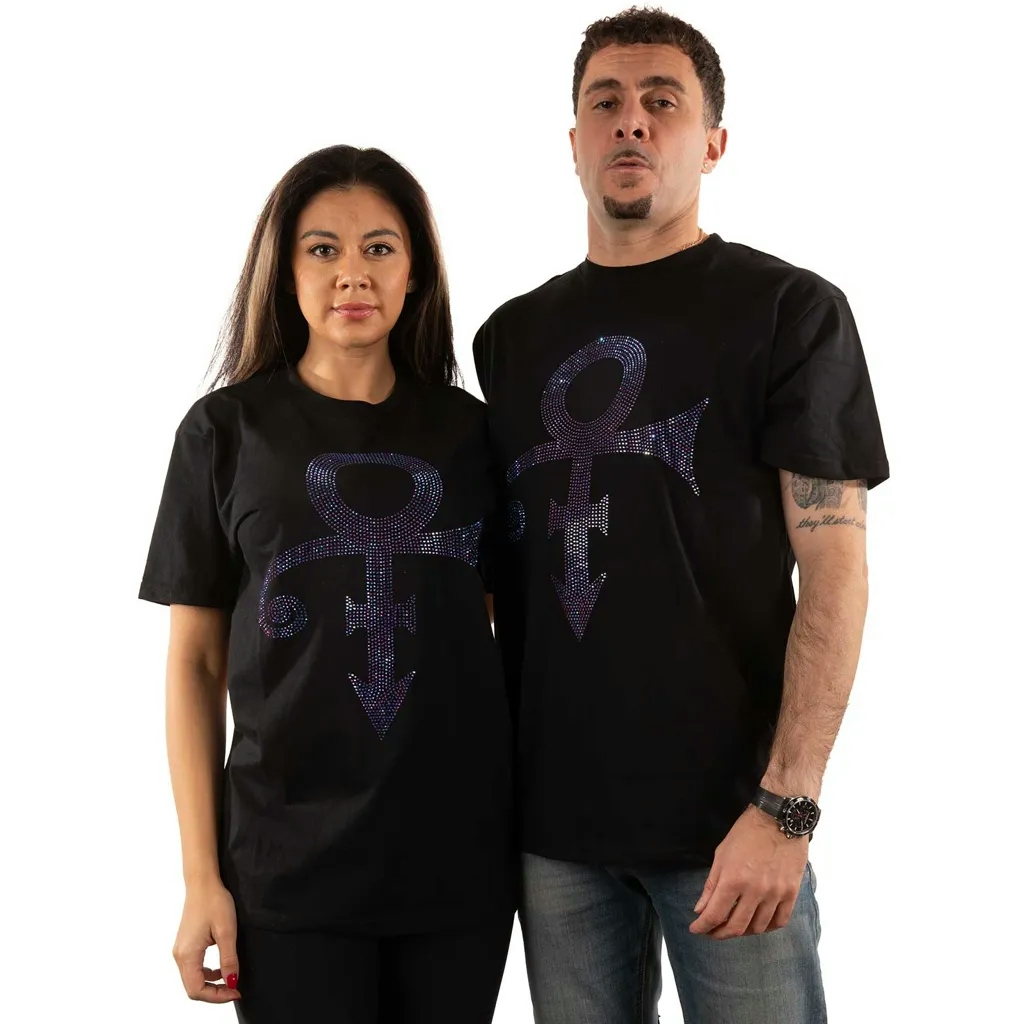Album artwork for Unisex Embellished T-Shirt Purple Symbol Diamante, Embellished, Crystals, Rhinestones by Prince