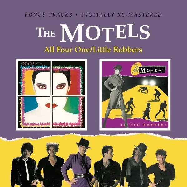 Album artwork for All Four One/Little Robbers by The Motels