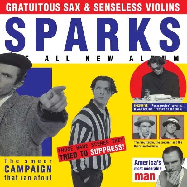 Album artwork for Gratuitous Sax & Senseless Violins by Sparks