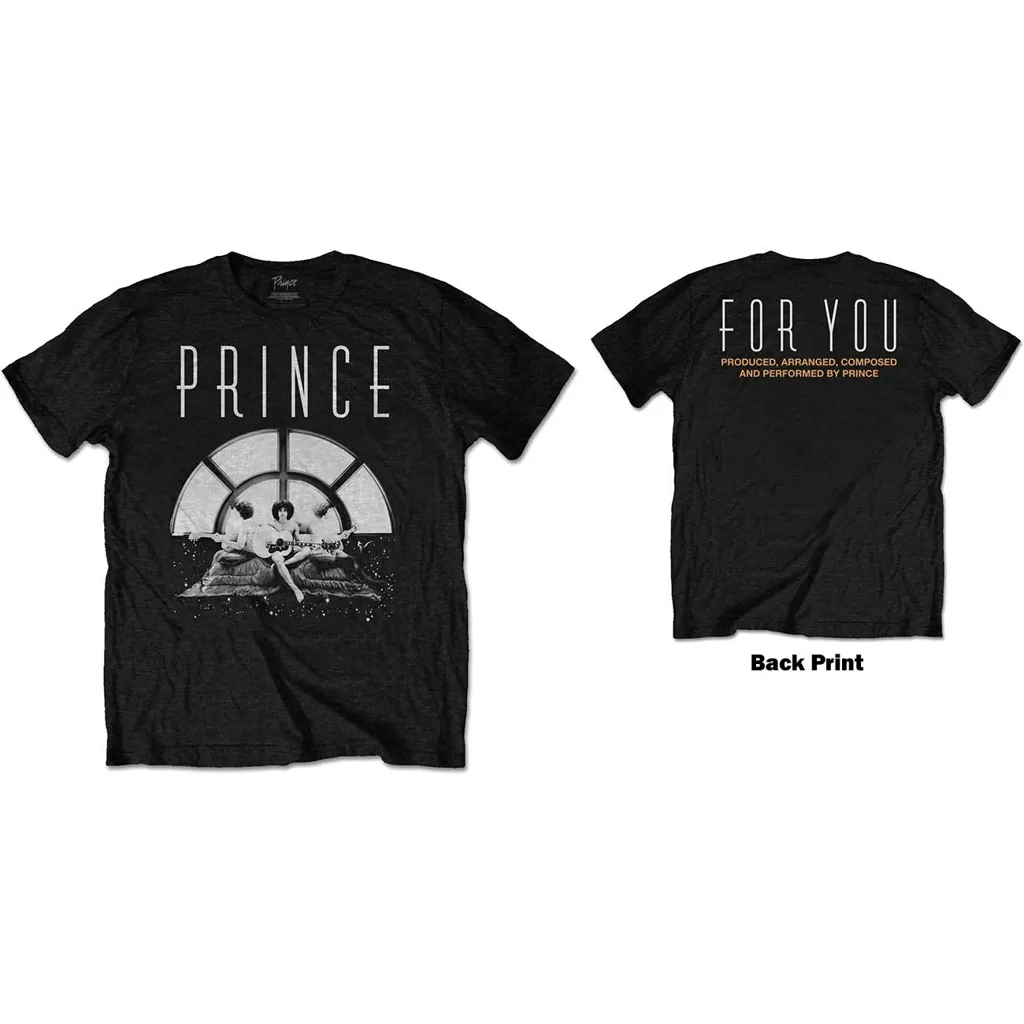 Album artwork for Unisex T-Shirt For You Triple Back Print by Prince
