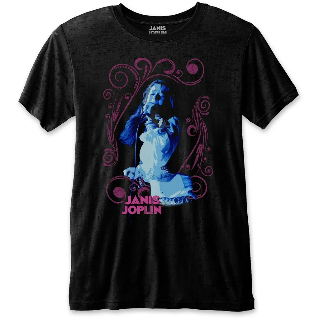 Album artwork for Unisex T-Shirt Floral Frame by Janis Joplin