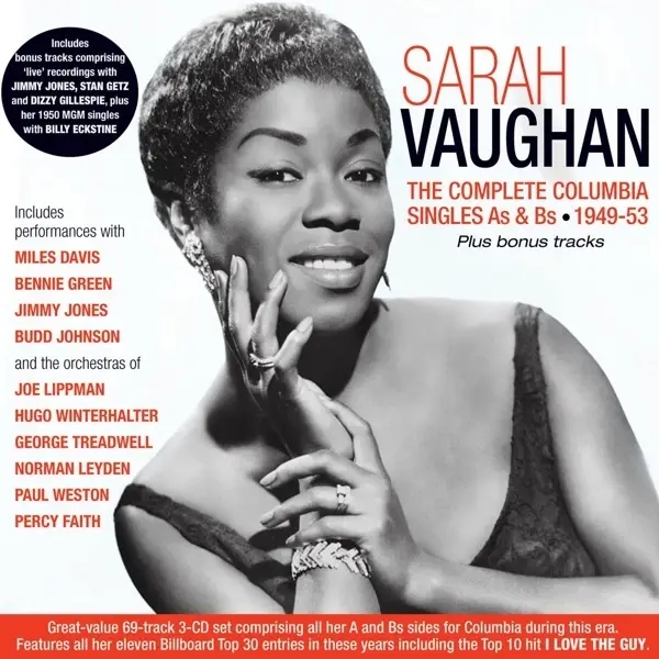 Album artwork for Complete Columbia Singles As & BS 1949-53 by Sarah Vaughan