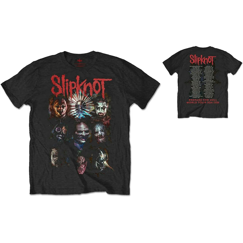 Album artwork for Unisex T-Shirt Prepare for Hell 2014-2015 Tour Back Print by Slipknot