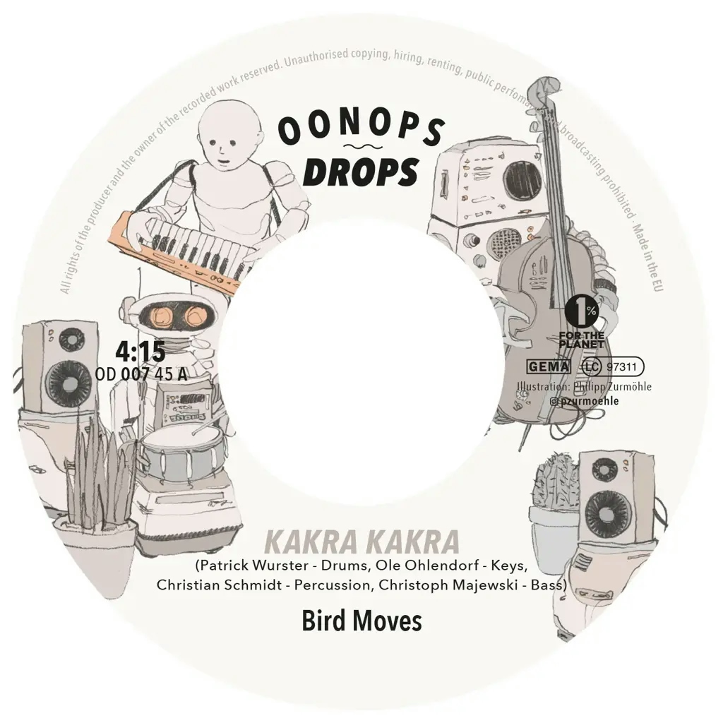 Album artwork for Kakra Kakra / Easebound by Bird Moves