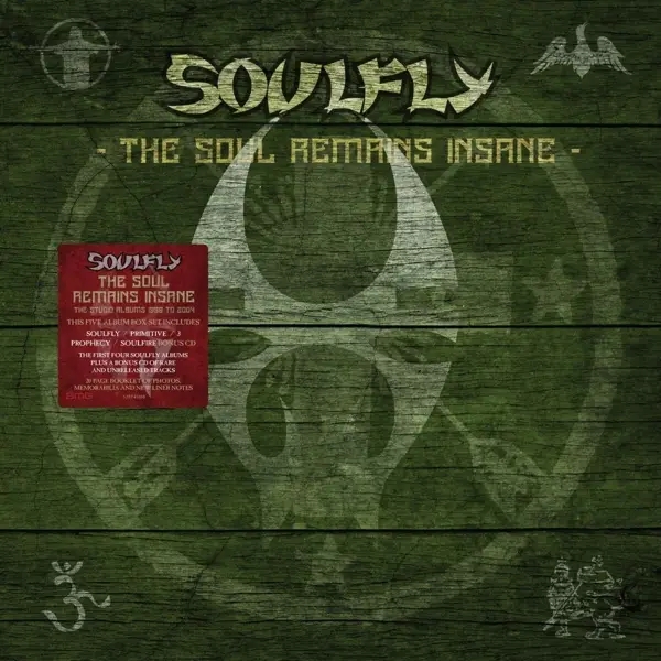 Album artwork for The Soul Remains Insane:Studio Albums 1998 to 2004 by Soulfly
