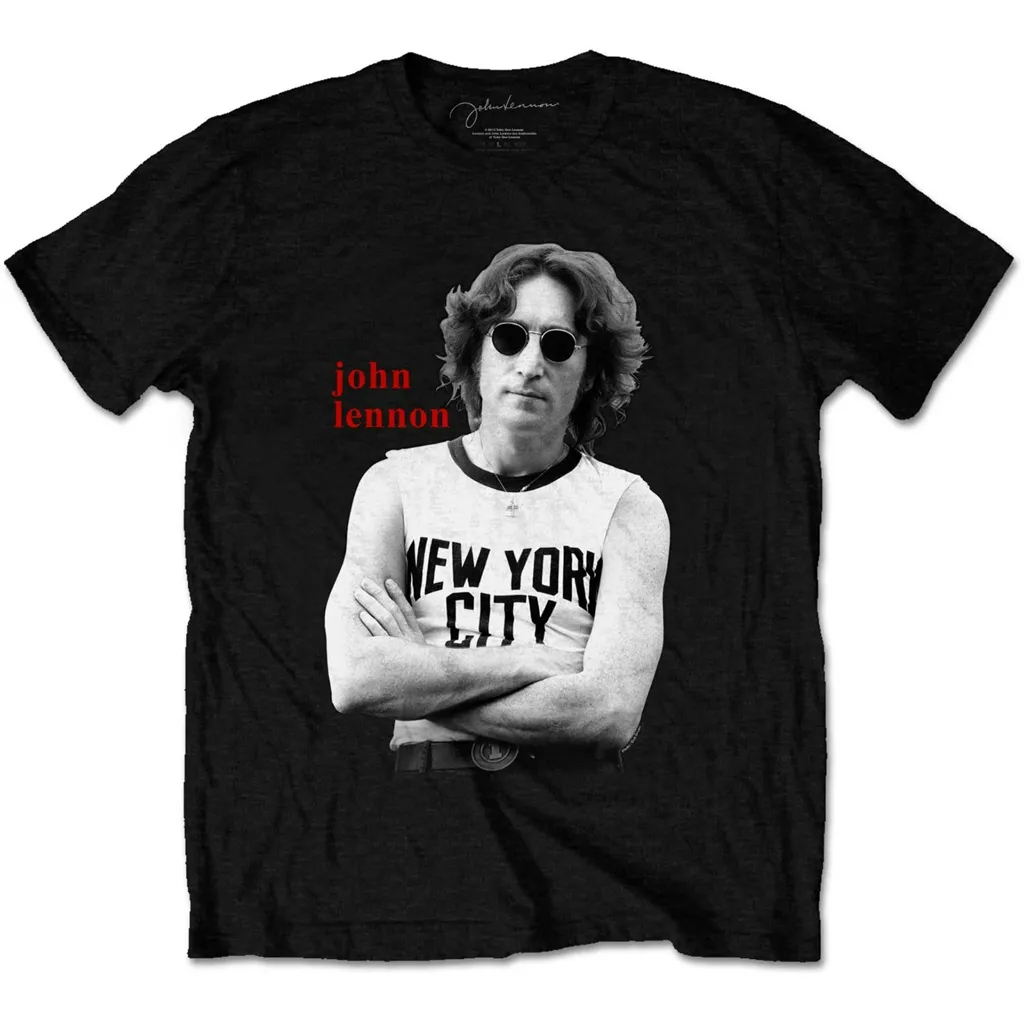 Album artwork for Unisex T-Shirt New York City B&W by John Lennon