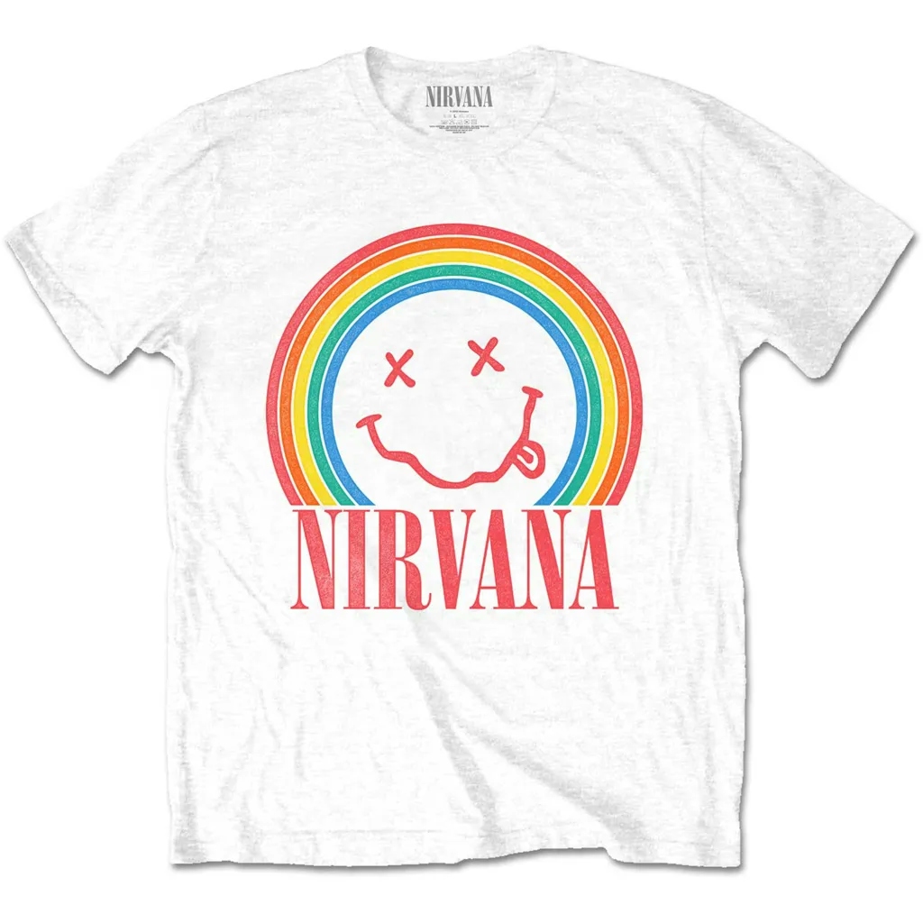 Album artwork for Unisex T-Shirt Smiley Rainbow by Nirvana