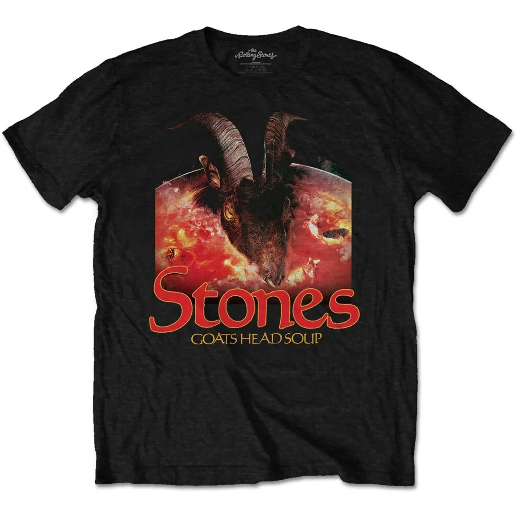 Album artwork for Unisex T-Shirt Goats Head Soup with Logo by The Rolling Stones