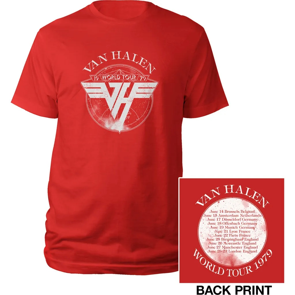 Album artwork for Unisex T-Shirt 1979 Tour Back Print by Van Halen