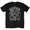 Album artwork for Unisex T-Shirt Tour '75 Eco Friendly by Queen