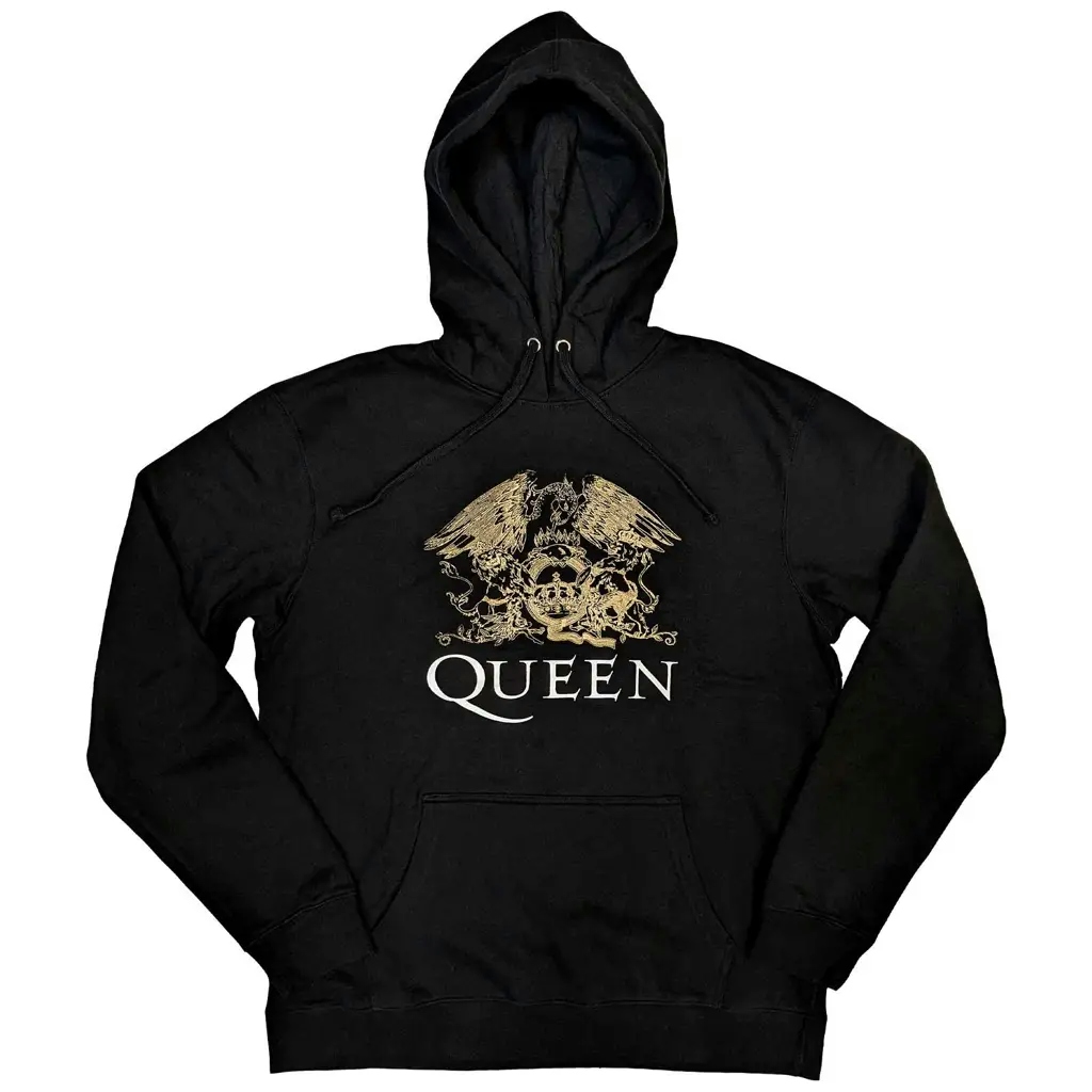 Album artwork for Queen Unisex Pullover Hoodie: Crest  Crest Long Sleeves by Queen