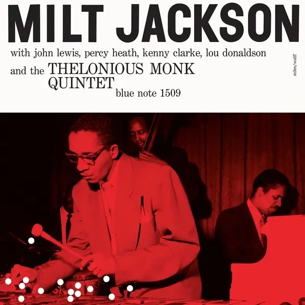Album artwork for With Kenny Clarke,Lou Donaldson,Thelonious Monk by Milt Jackson