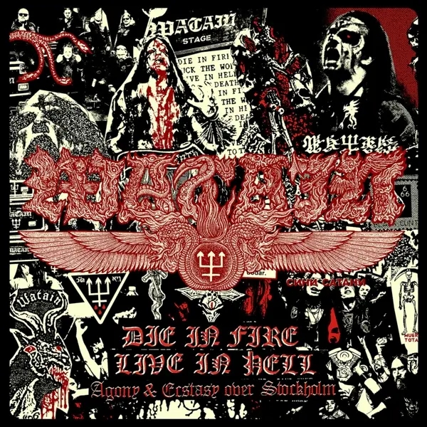 Album artwork for Die In Fire - Live In Hell by Watain