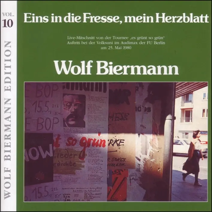 Album artwork for Eins in die Fresse,mein Herzblatt by Wolf Biermann