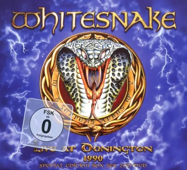 Album artwork for Live At Donington 1990 by Whitesnake