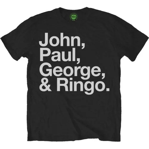 Album artwork for Unisex T-Shirt John, Paul, George & Ringo by The Beatles