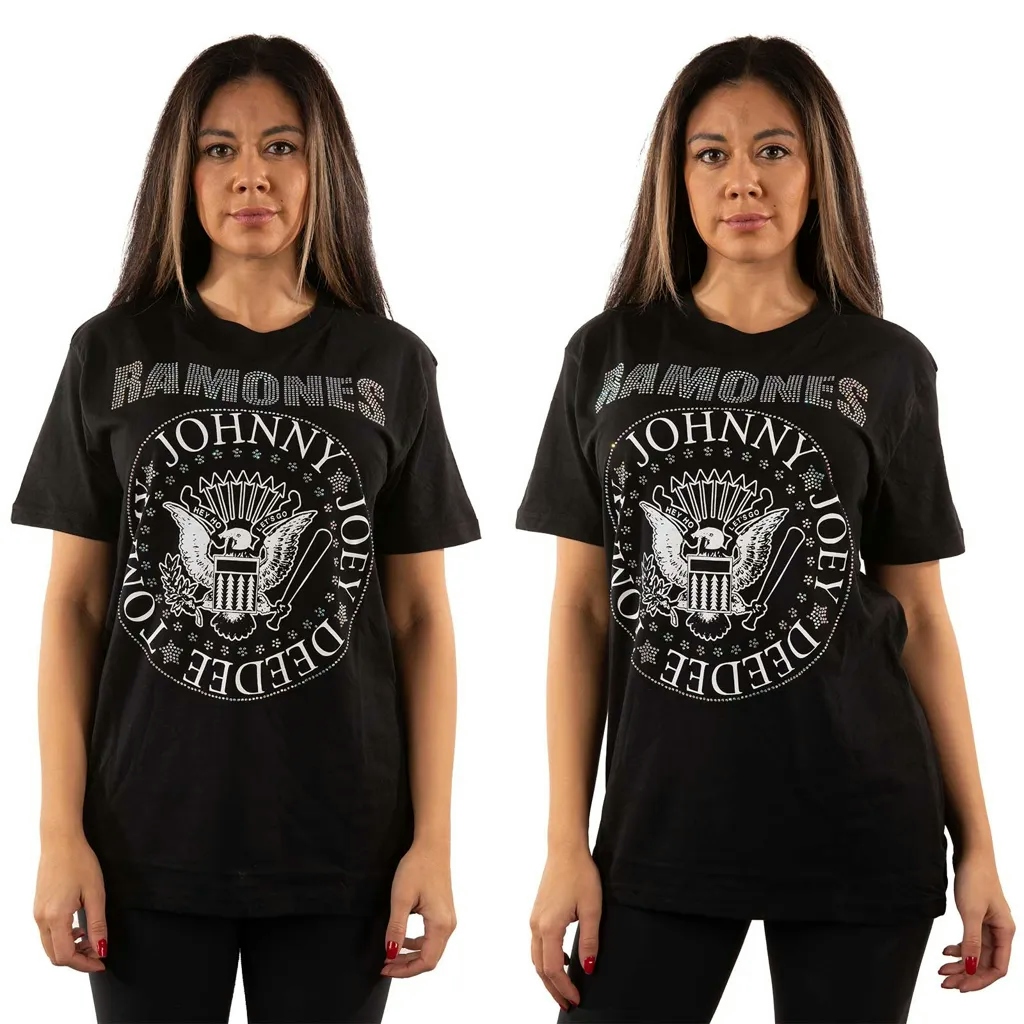 Album artwork for Unisex Embellished T-Shirt Presidential Seal Diamante, Embellished, Crystals, Rhinestones by Ramones