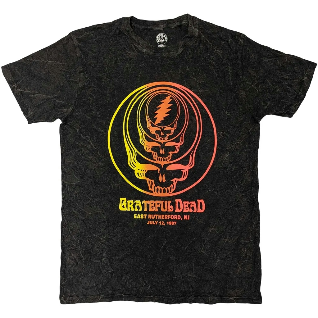 Album artwork for Unisex T-Shirt Concentric Skulls Dye Wash by Grateful Dead