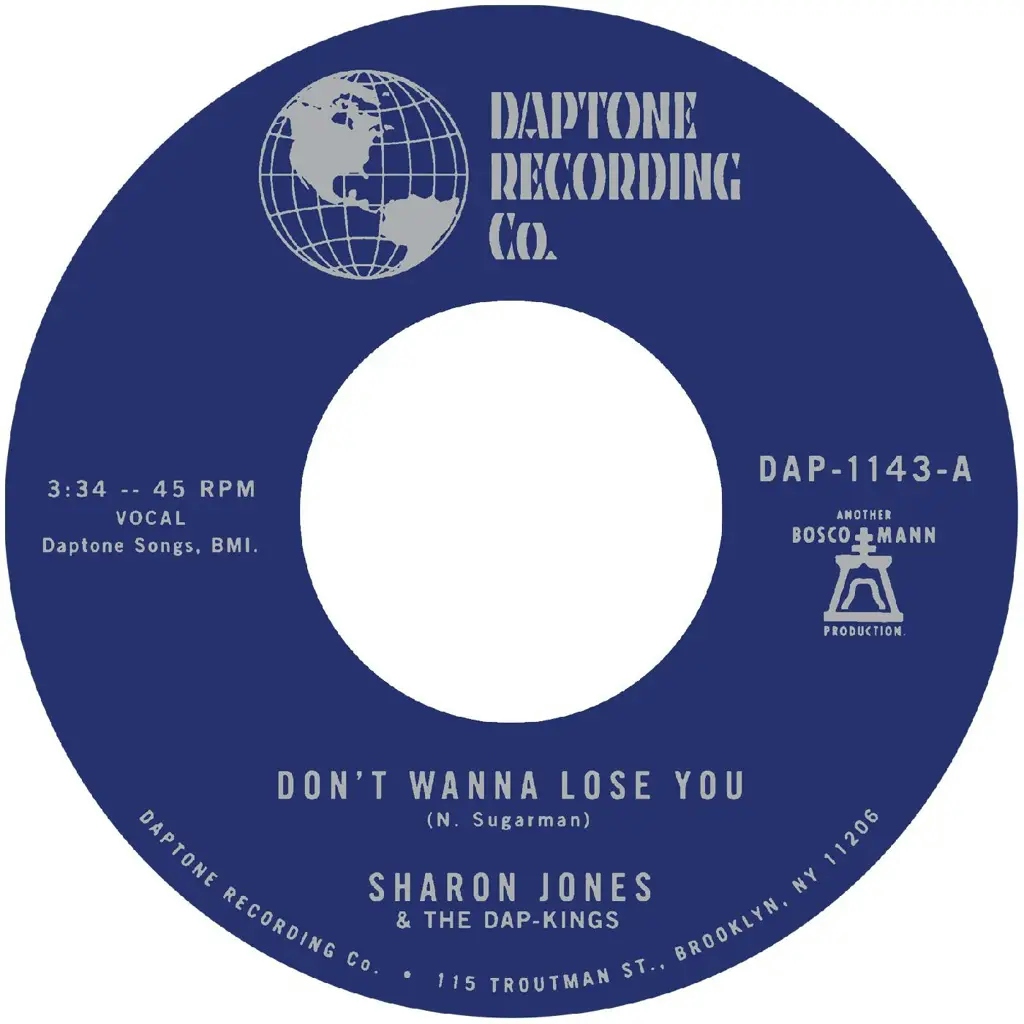 Album artwork for Don't Want To Lose You b/w Don't Give a Friend a Number by Sharon Jones and The Dap Kings