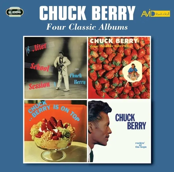 Album artwork for Chuck Berry-Four Classic Albums by Chuck Berry