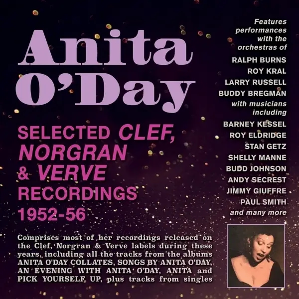 Album artwork for Selected Clef,Norgran & Verve Recordings 1952-56 by Anita O'Day