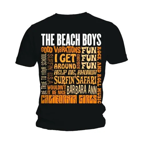 Album artwork for Unisex T-Shirt Best of SS by The Beach Boys