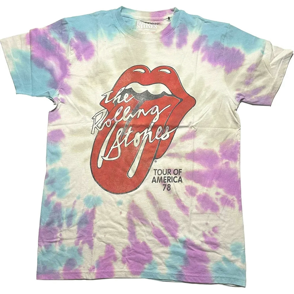 Album artwork for Unisex T-Shirt Tour of USA '78 Dye Wash, Dip Dye by The Rolling Stones