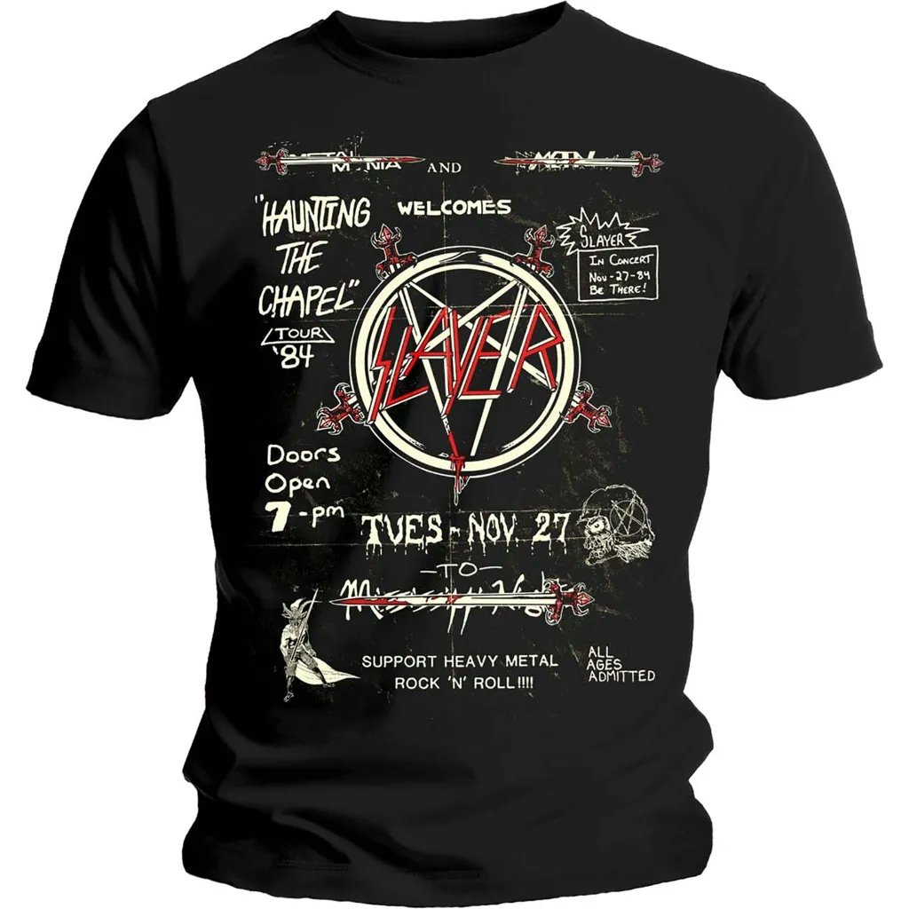 Album artwork for Unisex T-Shirt Haunting 84 Flier by Slayer