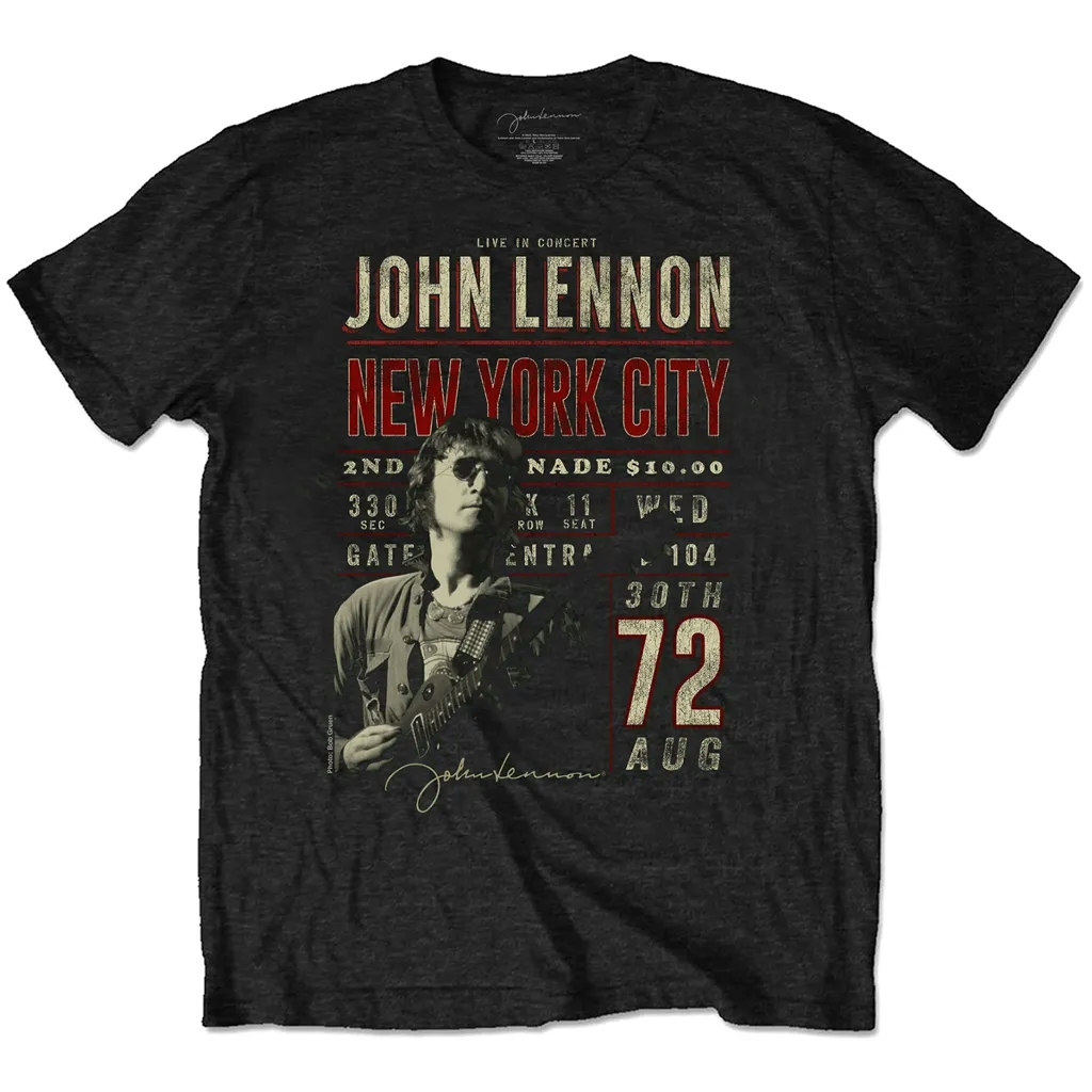 Album artwork for Unisex T-Shirt NYC '72 Eco Friendly by John Lennon