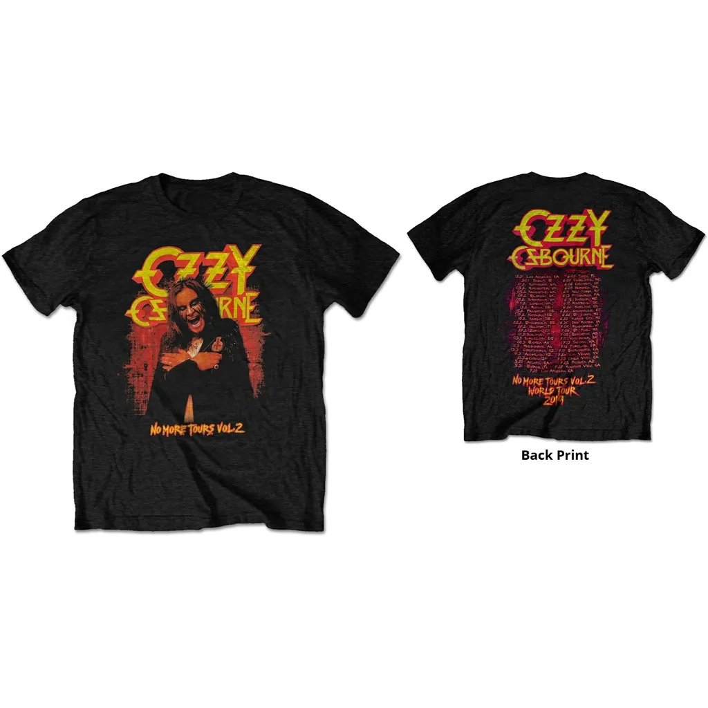 Album artwork for Unisex T-Shirt No More Tears Vol. 2. Back Print by Ozzy Osbourne