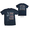 Album artwork for Unisex T-Shirt All Star Tour Back Print by Johnny Cash