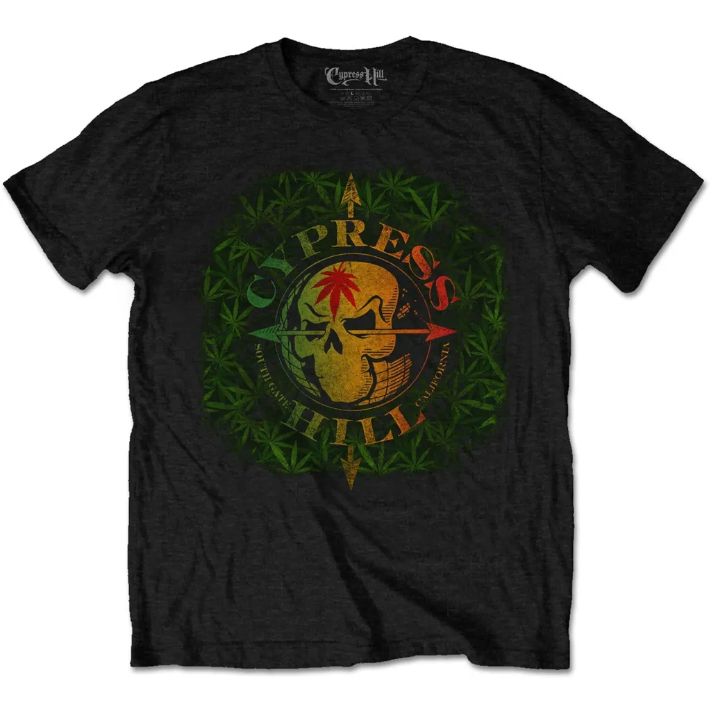 Album artwork for Unisex T-Shirt South Gate Logo & Leaves by Cypress Hill