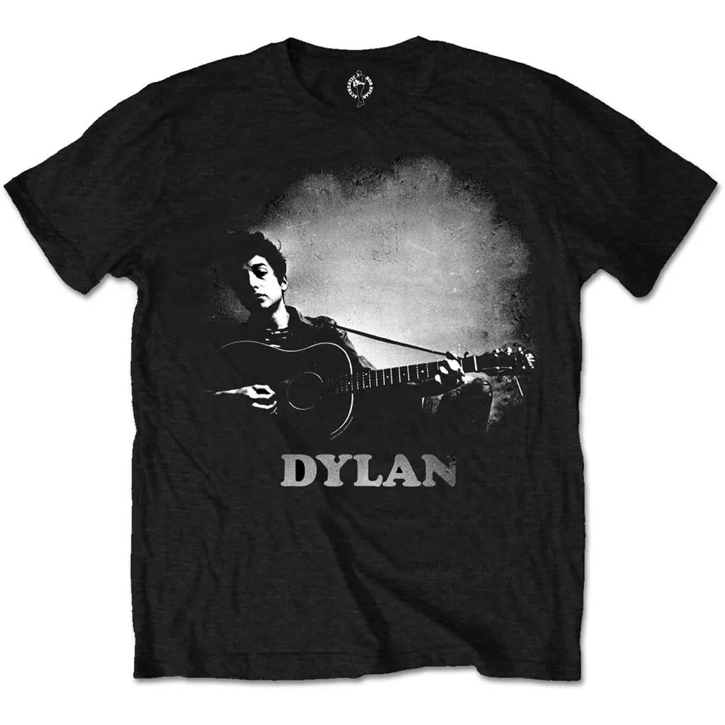 Album artwork for Unisex T-Shirt Guitar & Logo by Bob Dylan