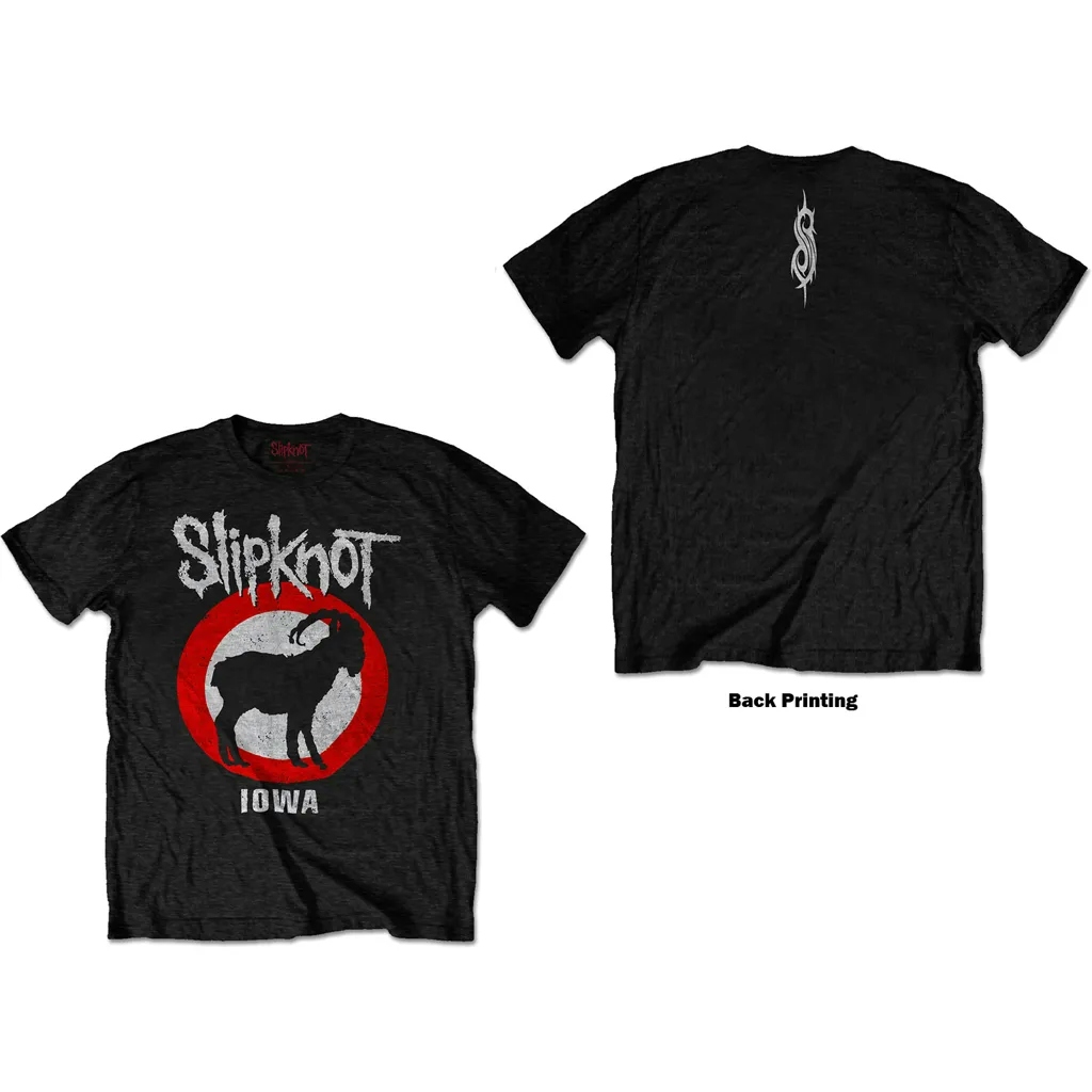 Album artwork for Unisex T-Shirt Iowa Goat Back Print by Slipknot