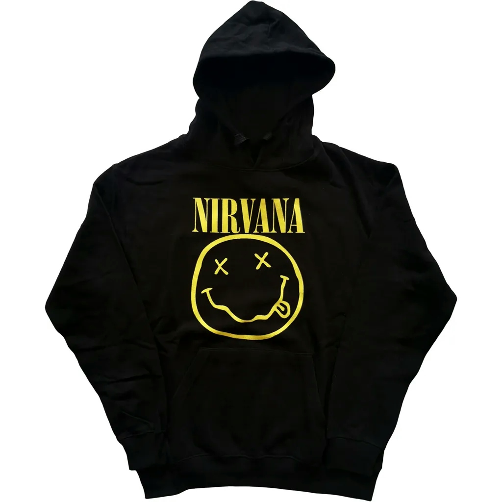 Album artwork for Unisex Pullover Hoodie Yellow Smiley by Nirvana