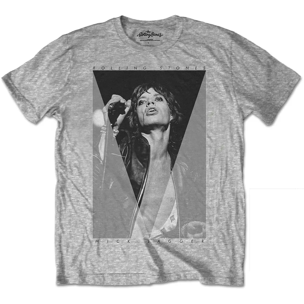 Album artwork for Unisex T-Shirt Mick Triangle by The Rolling Stones