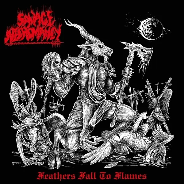 Album artwork for Feathers Fall To Flames by Savage Necromancy