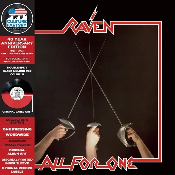 Album artwork for All For One by Raven