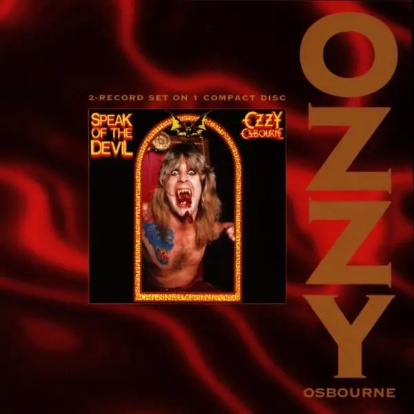 Album artwork for SPEAK OF THE DEVIL by Ozzy Osbourne
