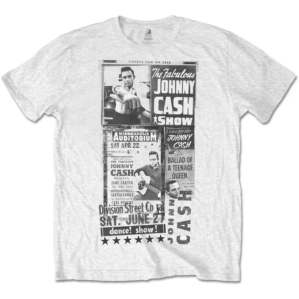 Album artwork for Unisex T-Shirt The Fabulous Johnny Cash Show by Johnny Cash