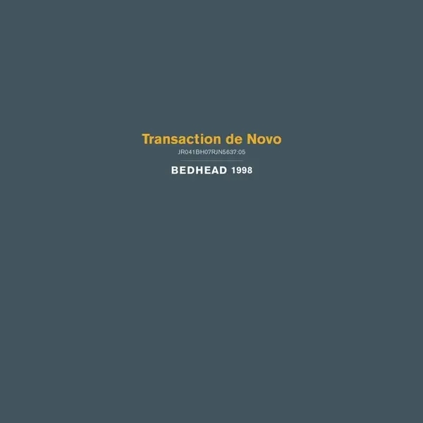 Album artwork for TRANSACTION DE NOVO by Bedhead