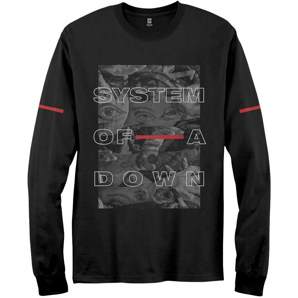 Album artwork for Unisex Long Sleeve T-Shirt Eye Collage by System Of A Down