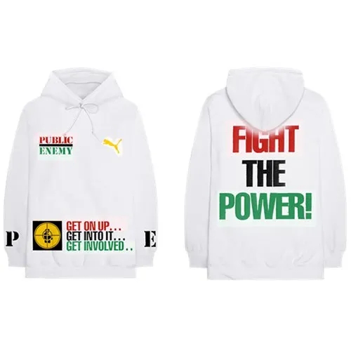 Album artwork for Unisex Pullover Hoodie Fight The Power Back Print by Public Enemy