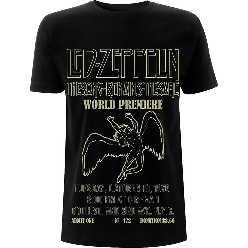 Album artwork for Unisex T-Shirt TSRTS World Premier by Led Zeppelin
