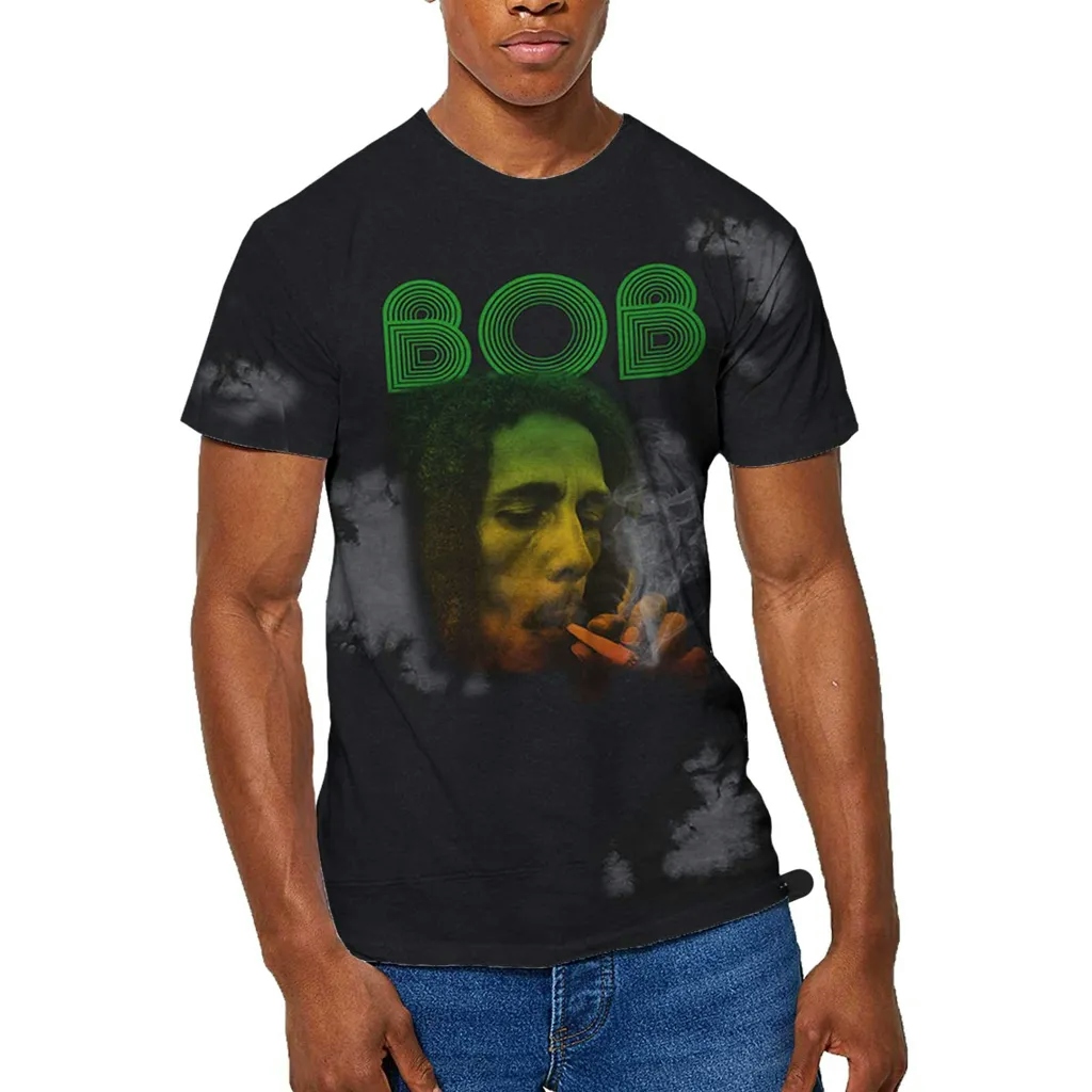Album artwork for Unisex T-Shirt Smoke Gradient Dip Dye, Dye Wash by Bob Marley