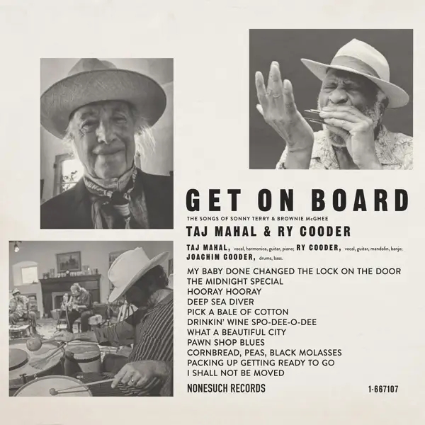 Album artwork for Get On Board by Taj And Cooder,Ry Mahal